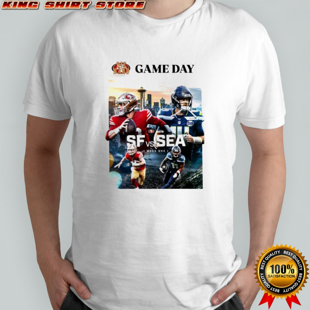 San Francisco 49ers vs. Seattle Seahawks week one NFL shirt