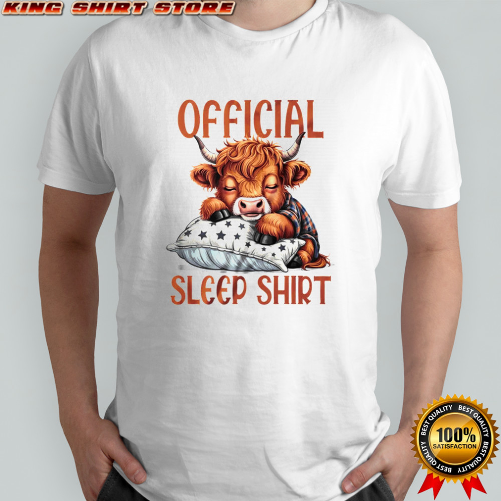 Scottish Highland Cow Official Sleepshirt Funny Sleeping shirt Scottish Highland Cow Official Sleepshirt Funny Sleeping shirt