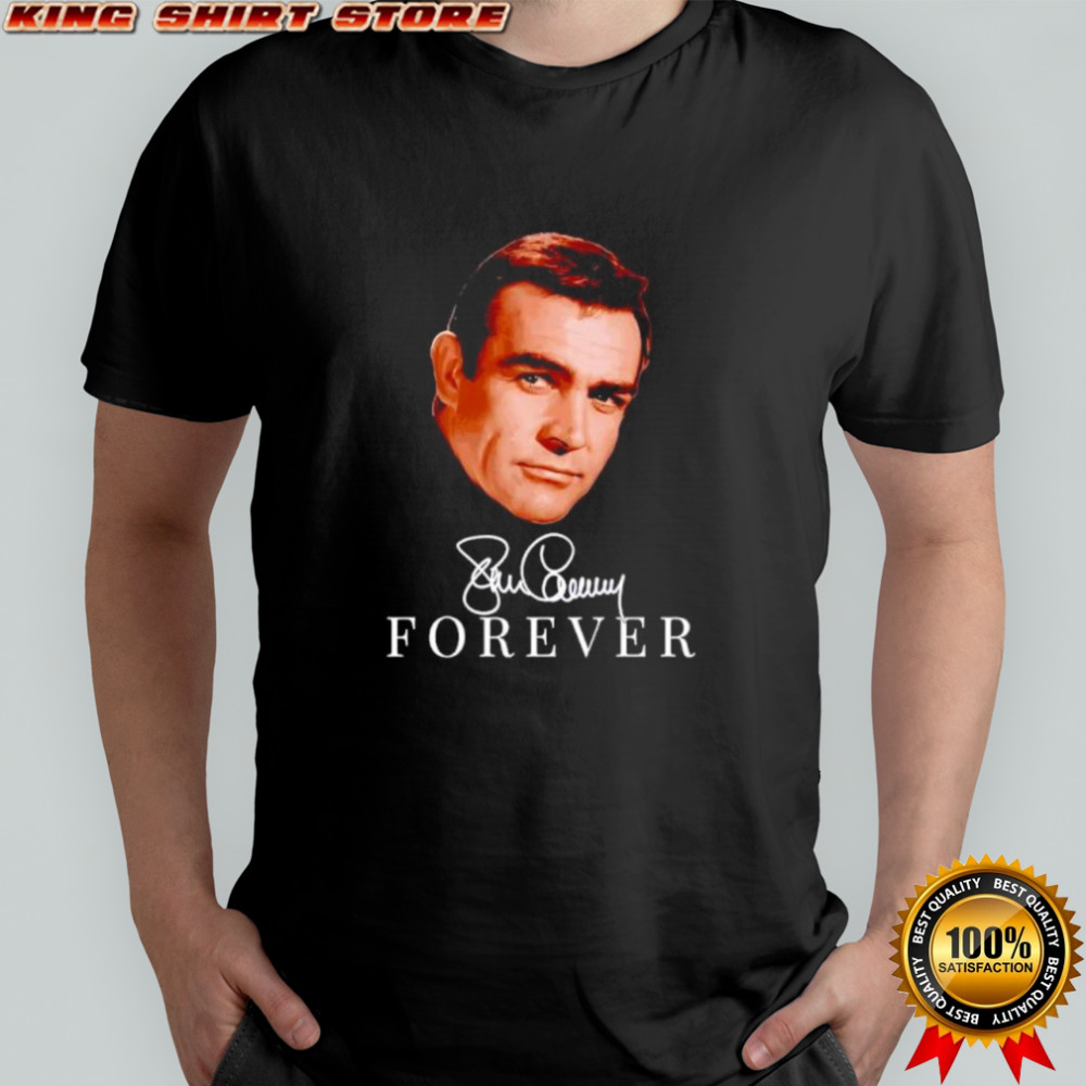 Sean Connery Forever Signature head shirt