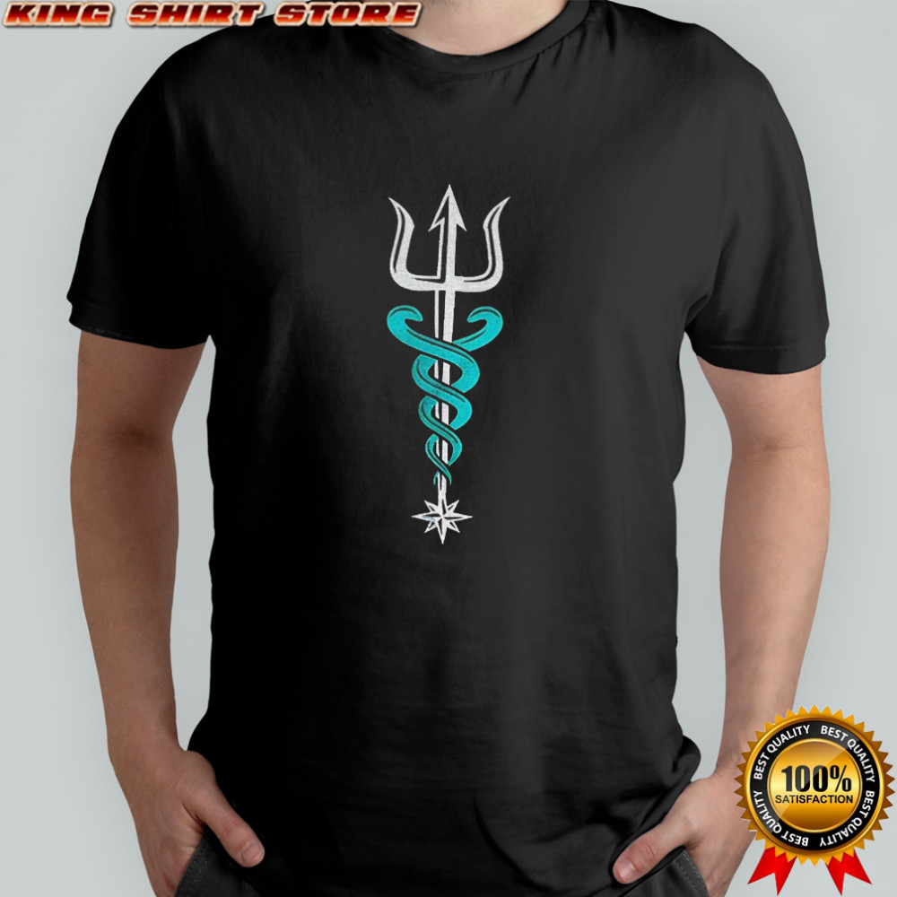 Seattle Kraken Hockey Trident Serpent Emblem shirt