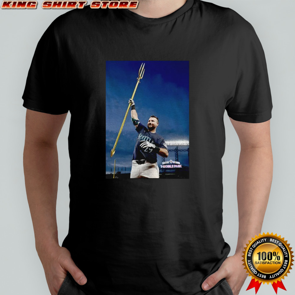 Seattle Mariners Cal Raleigh 60th Home Run Holding Trident Big Dumper Trident Up shirt