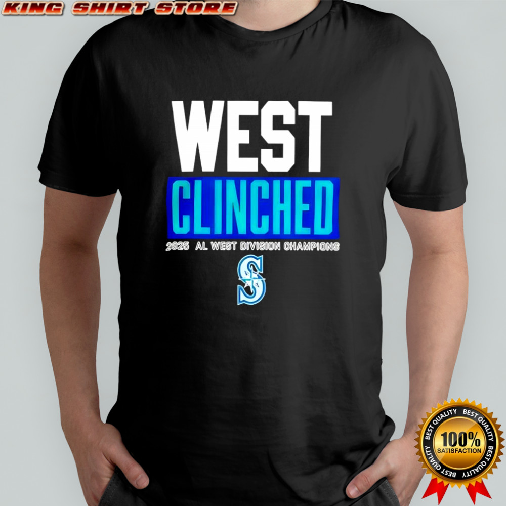 Seattle Mariners Playoffs Clinched AL West Division Champions 2025 shirt