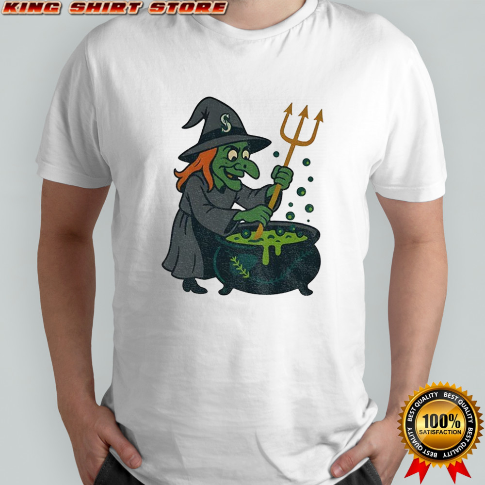 Seattle Mariners Witch MLB Baseball 2025 gift for fan Halloween shirt