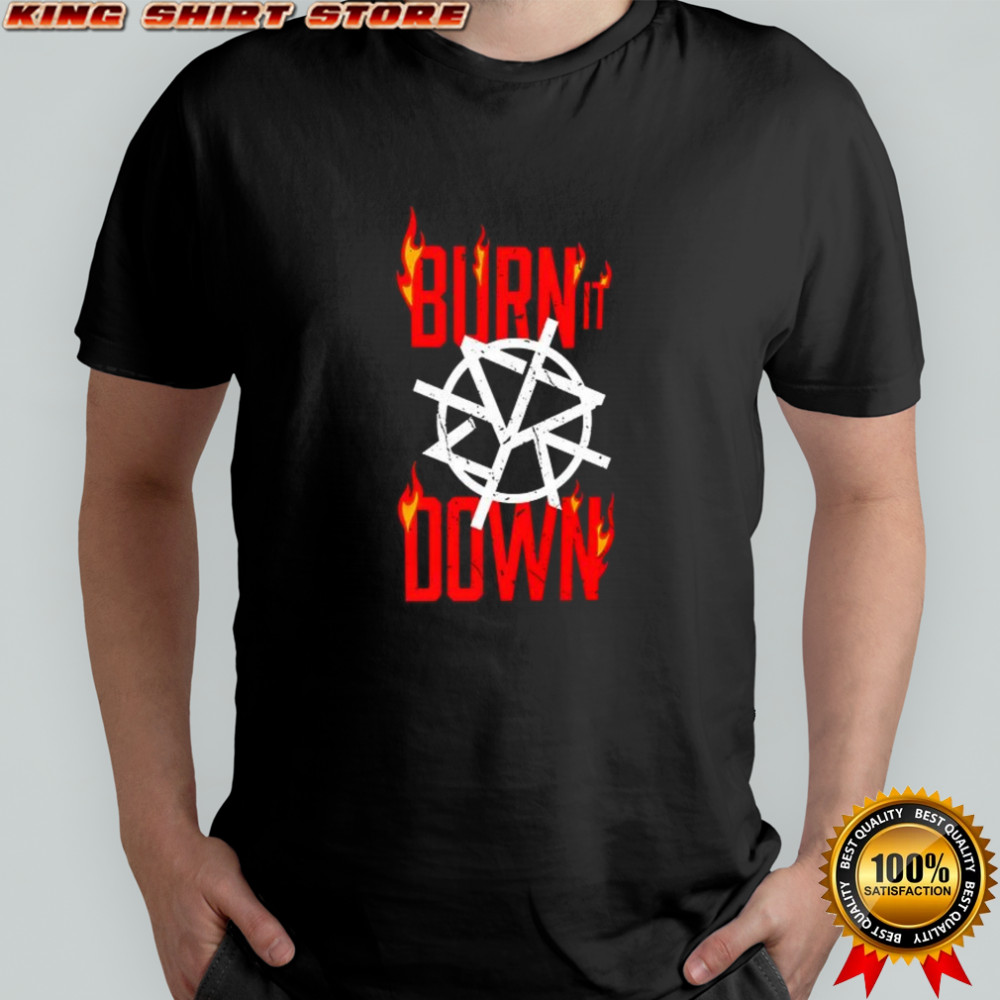 Seth Rollins burn it down shirt