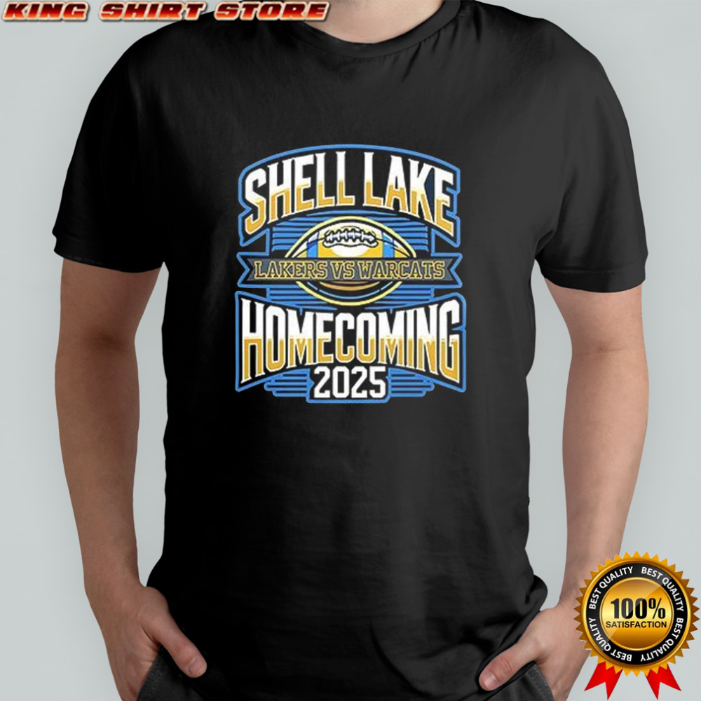 Shell Lake Homecoming 2025 Lakers vs WarCats Football Match shirt