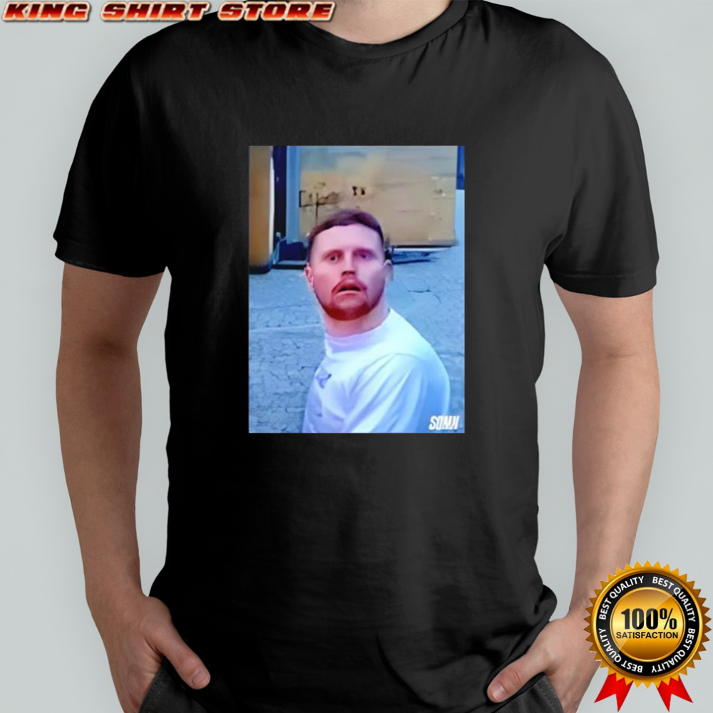 Shocked Behzinga graphic shirt