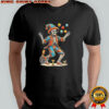 Skeleton Juggling Halloween circus pride shirt