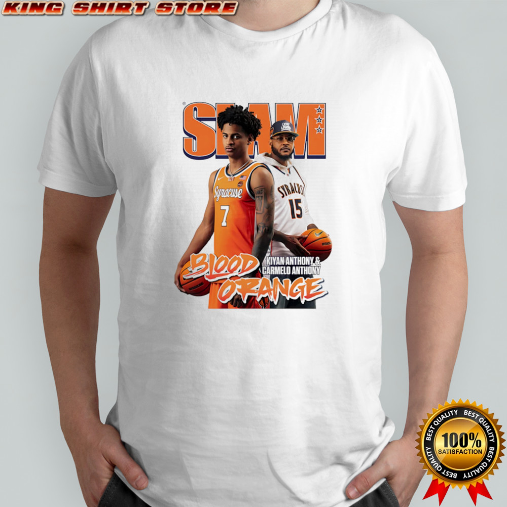 Slam Cover Kiyan Carmelo Anthony shirt