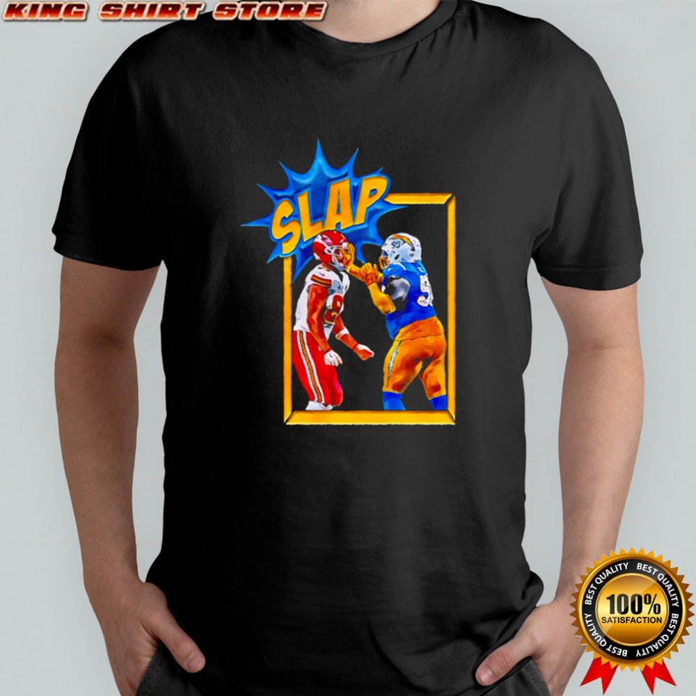 Slap Kansas City Chiefs and Los Angeles Chargers Football shirt Slap Kansas City Chiefs and Los Angeles Chargers Football shirt