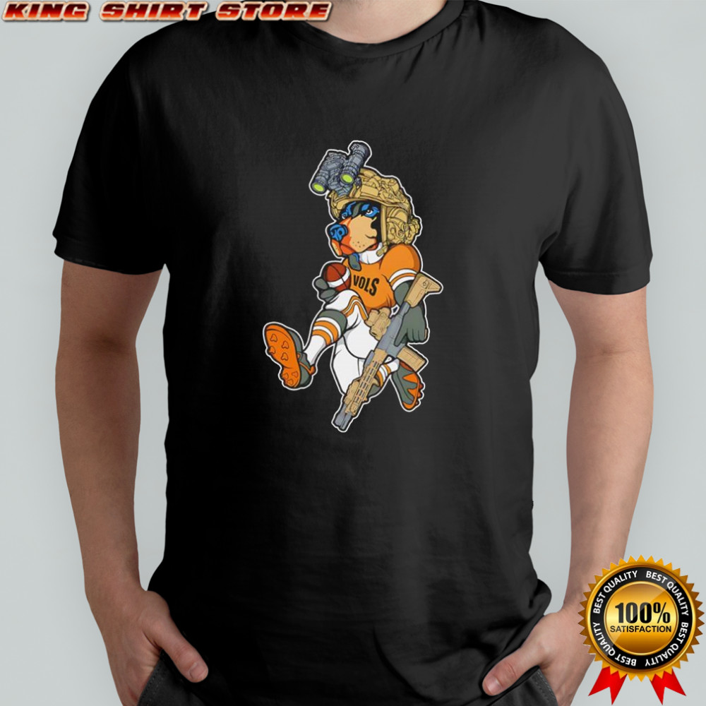 Smokey Tennessee Volunteers mascot Soldier shirt