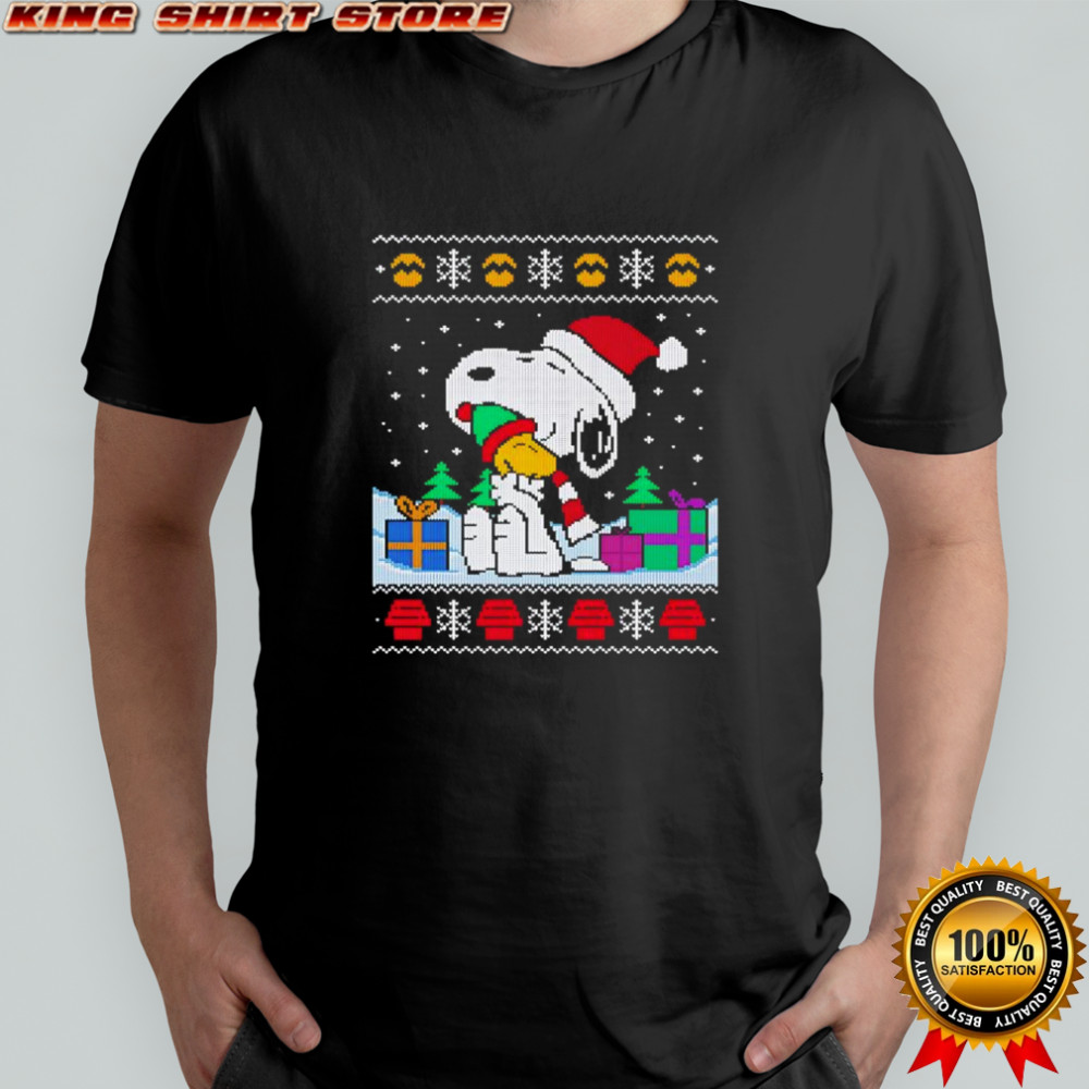 Snoopy and Woodstock Ugly Merry Christmas shirt