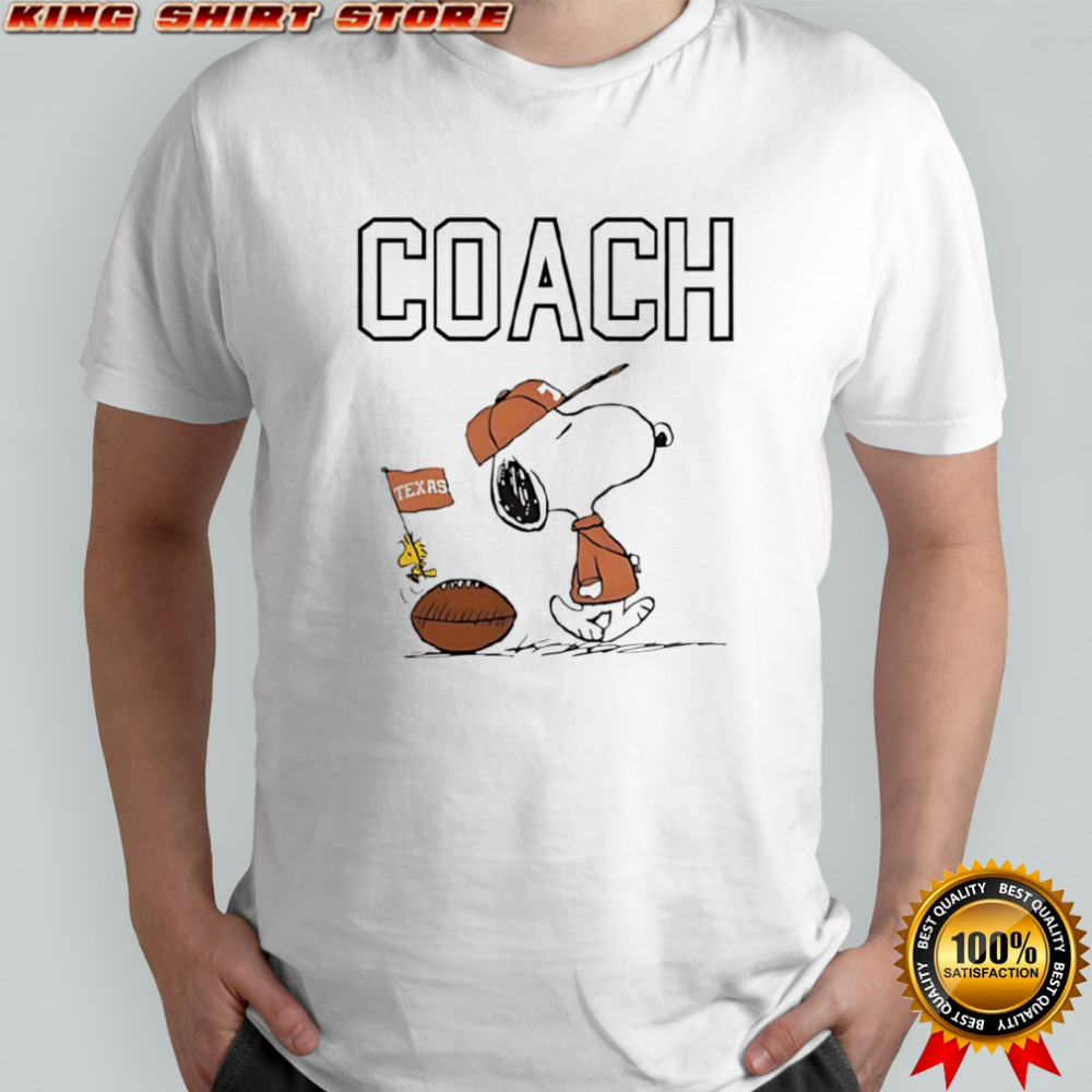 Snoopy Coach Texas Longhorns football shirt