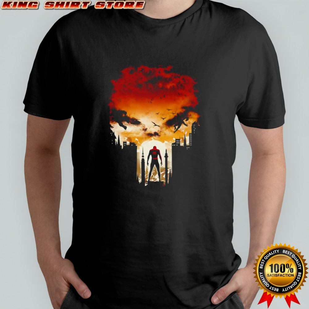 Spider Man Brand New Day skull shirt