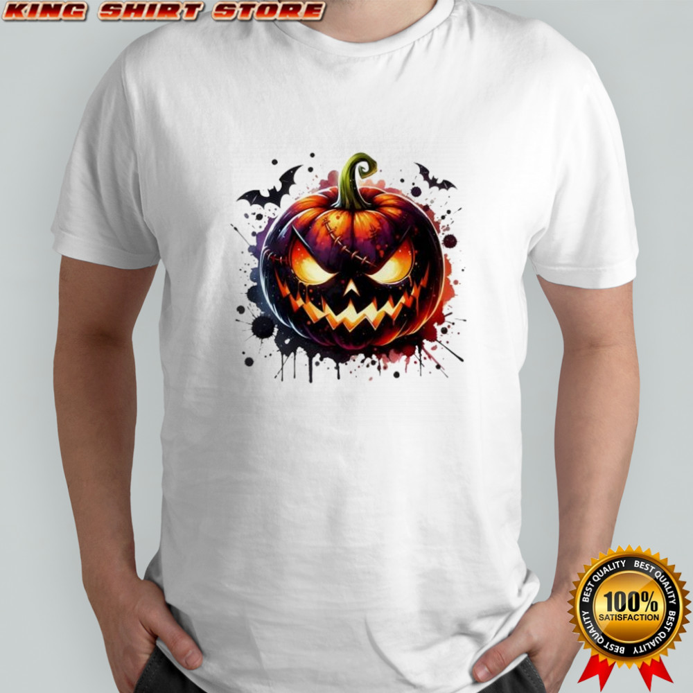 Spooky pumpkin Happy Halloween shirt