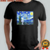 Starry Night Snoopy & Woodstock Balloon shirt