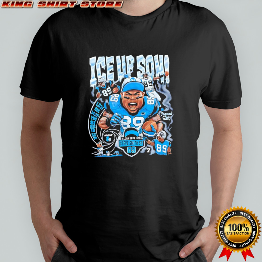 Steve Smith Sr. ice up son shirt