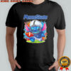 Stitch X Penn State Nittany Lions football colorful graphic shirt