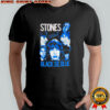 Stones black and blue shirt