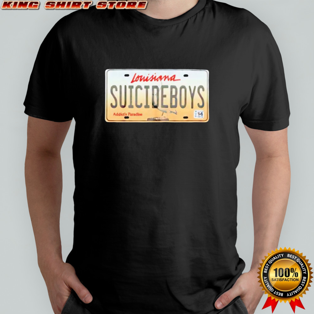 Suicideboys G59 Vanity Plate Louisiana shirt
