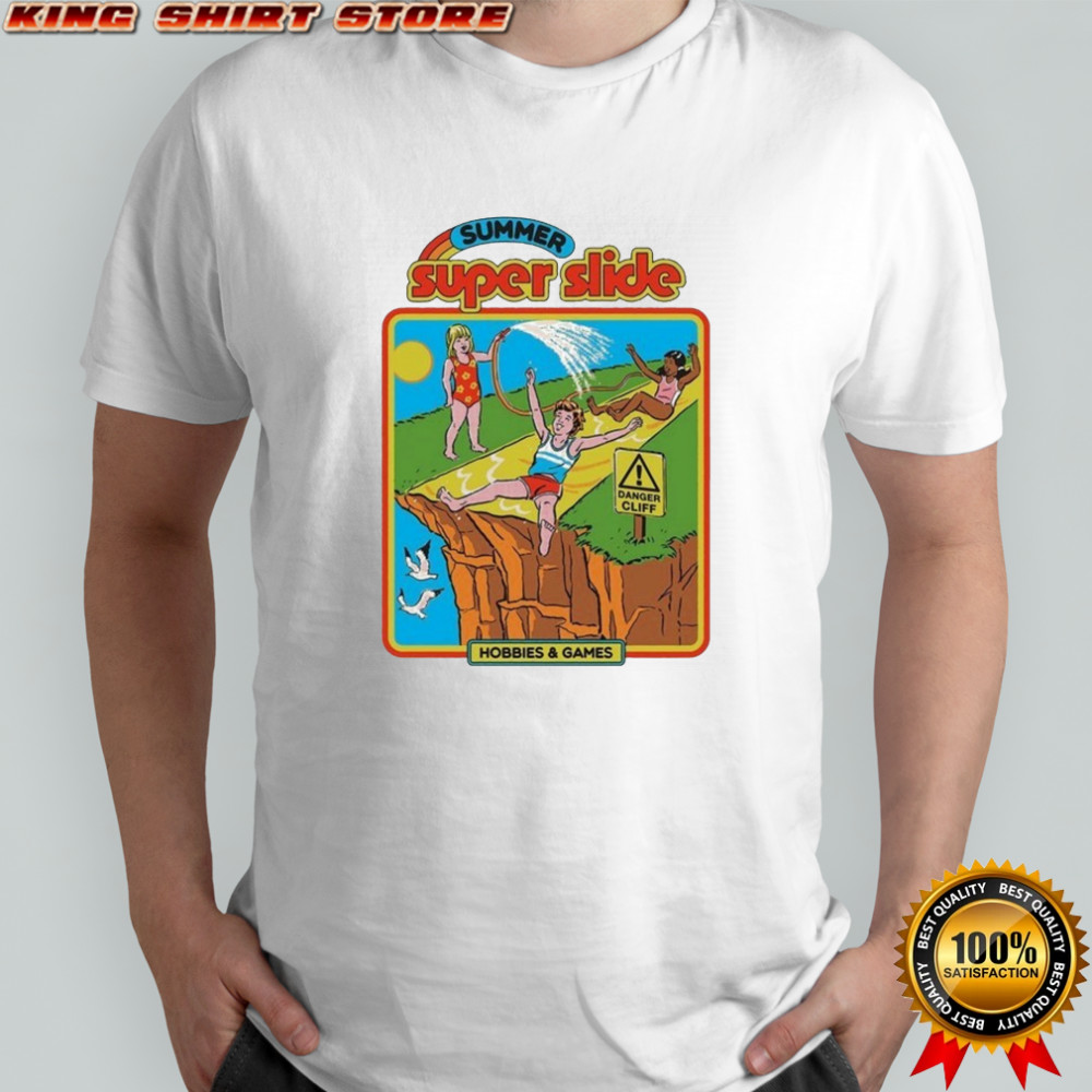 Summer Super Slide Hobbies And Games Danger Cliff T-shirt