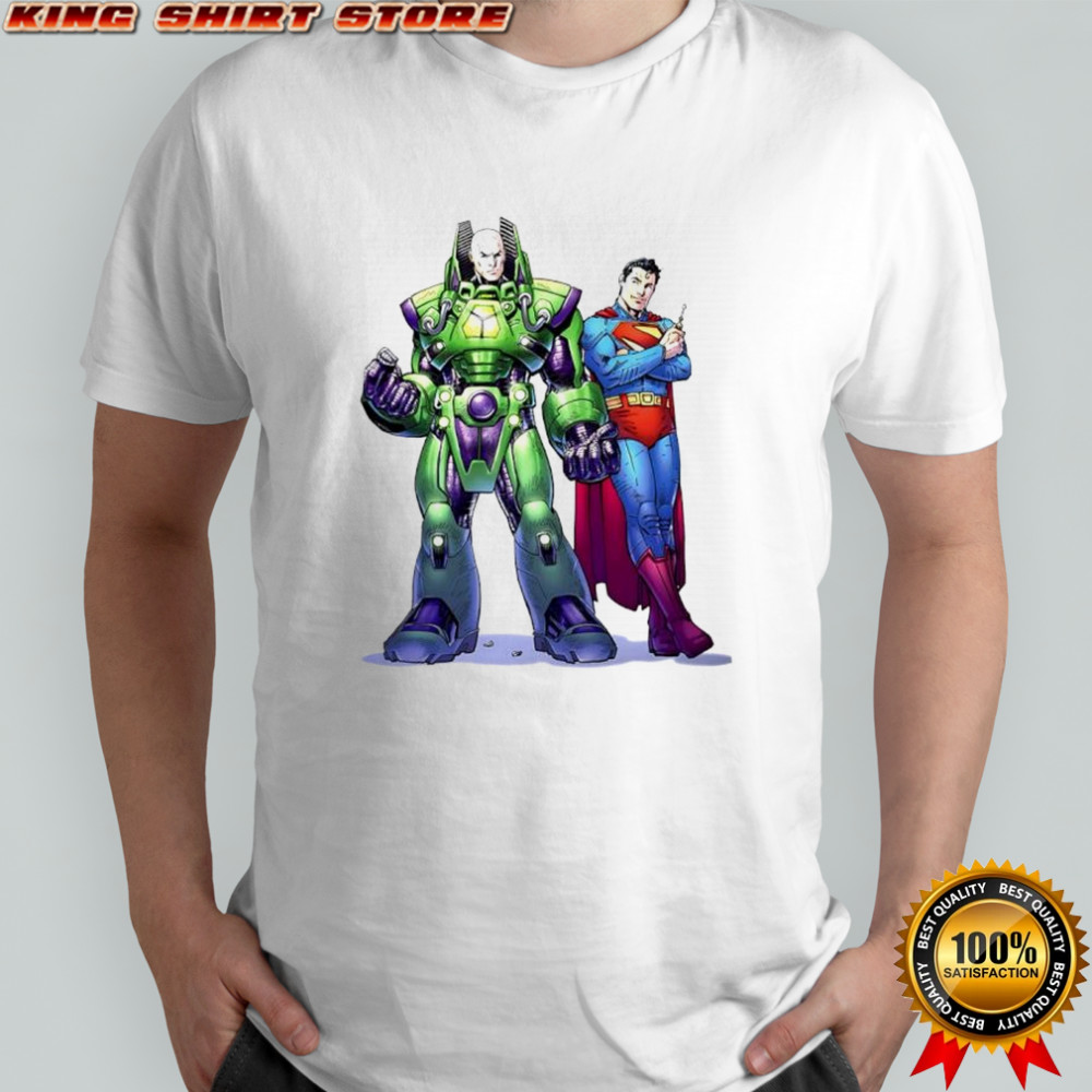 Superman and Lex Luthor Man Of Tomorrow DC comic shirt