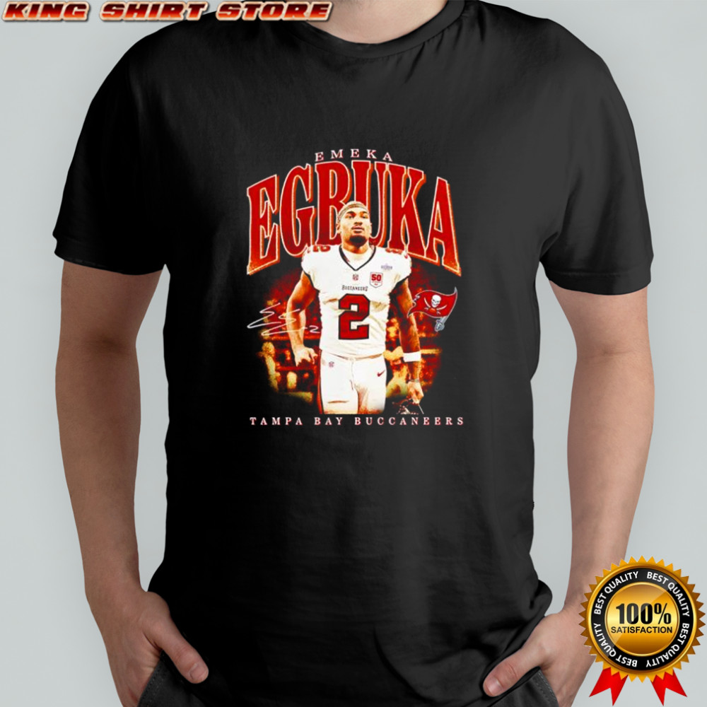 Tampa Bay Buccaneers Emeka Egbuka Hype Graphic signature shirt