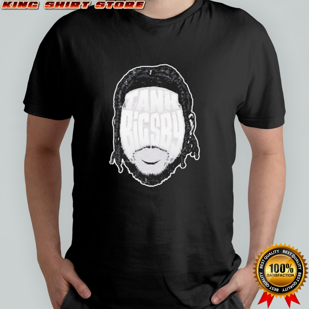 Tank Bigsby Philadelphia Eagles NLF player silhouette graphic shirt