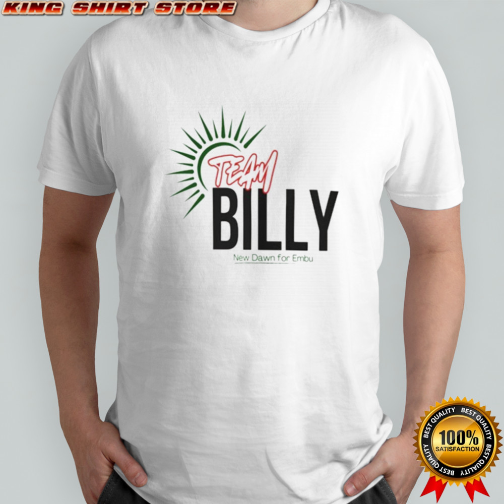 Team billy new dawn for Embu shirt