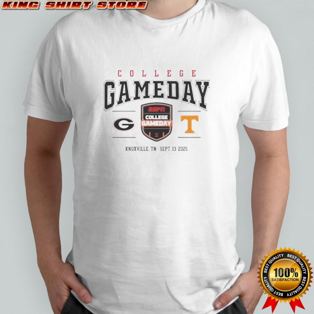 Tennessee Volunteers Vs Georgia Bulldogs Football 2025 College Gameday T-Shirt