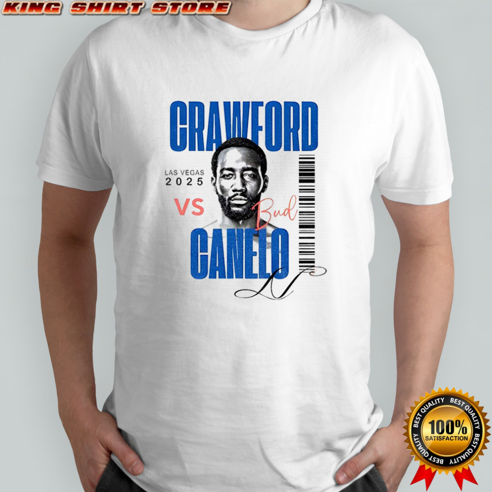Terence Crawford Boxer Crawford vs Bud Canelo Las Vegas 2025 shirt