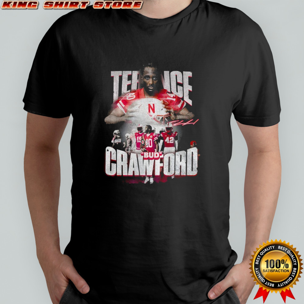 Terence Crawford Bud Nebraska Cornhuskers Football NFL signature vintage shirt
