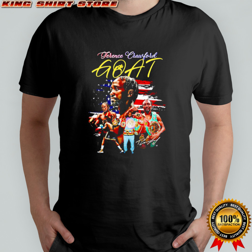 Terence Crawford Goat American flag shirt