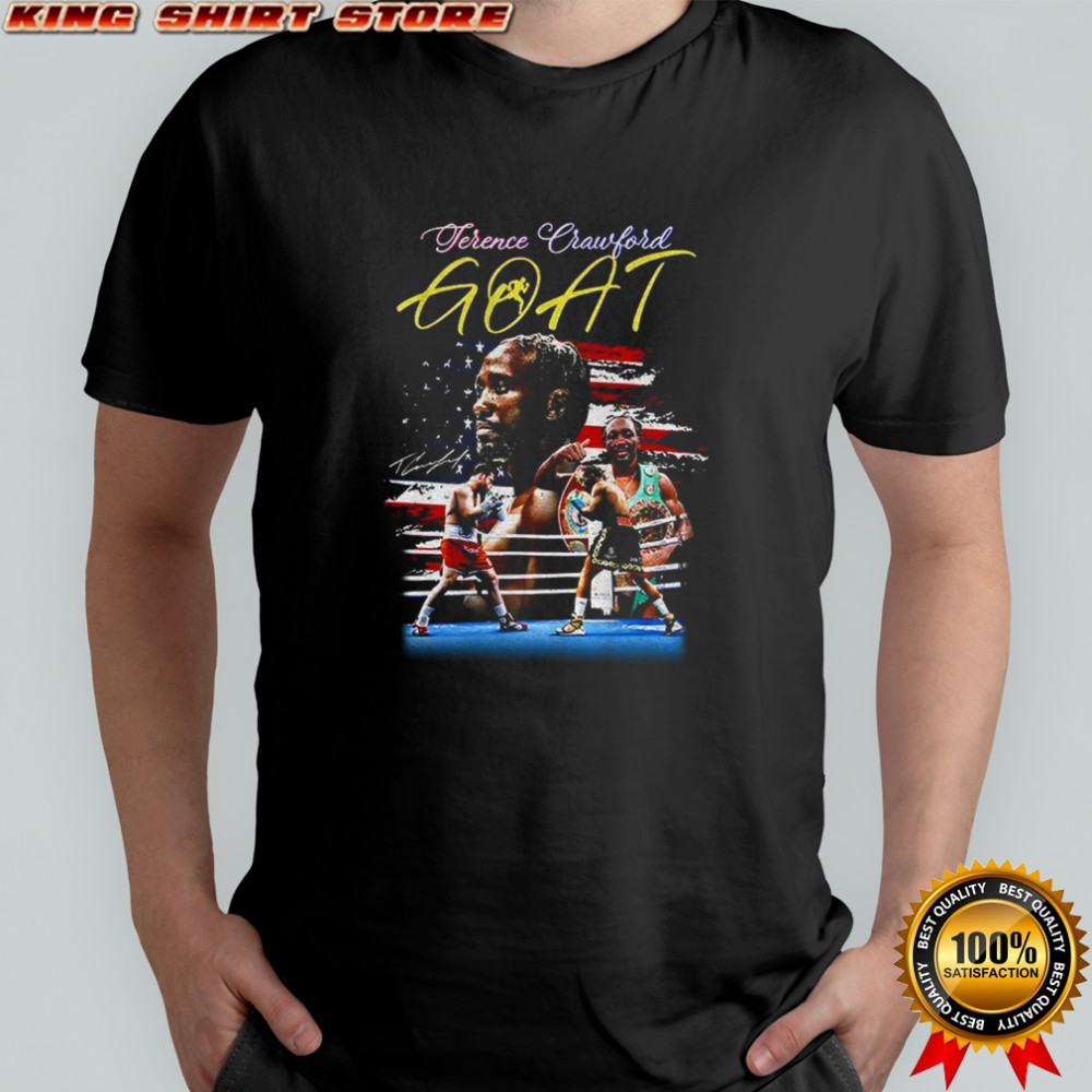Terence Crawford title defense GOAT UFC shirt
