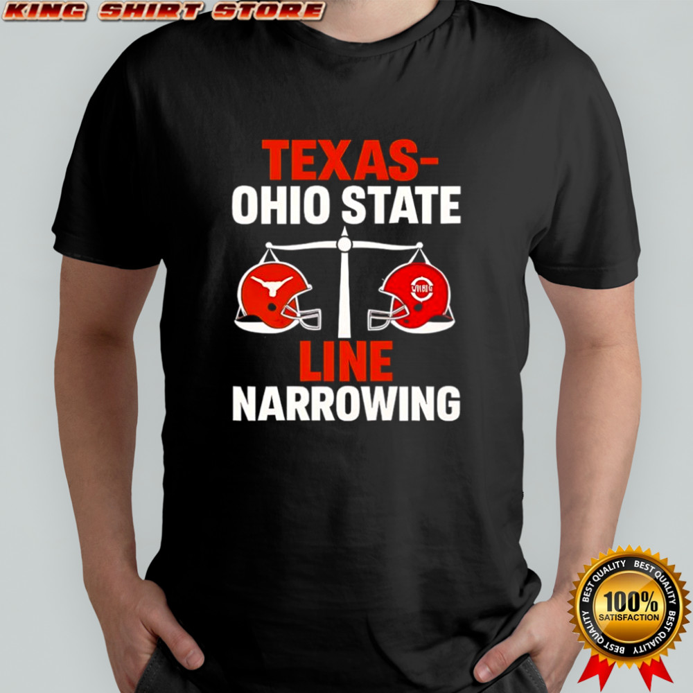 Texas vs Ohio State 2025 Line Narrowing shirt