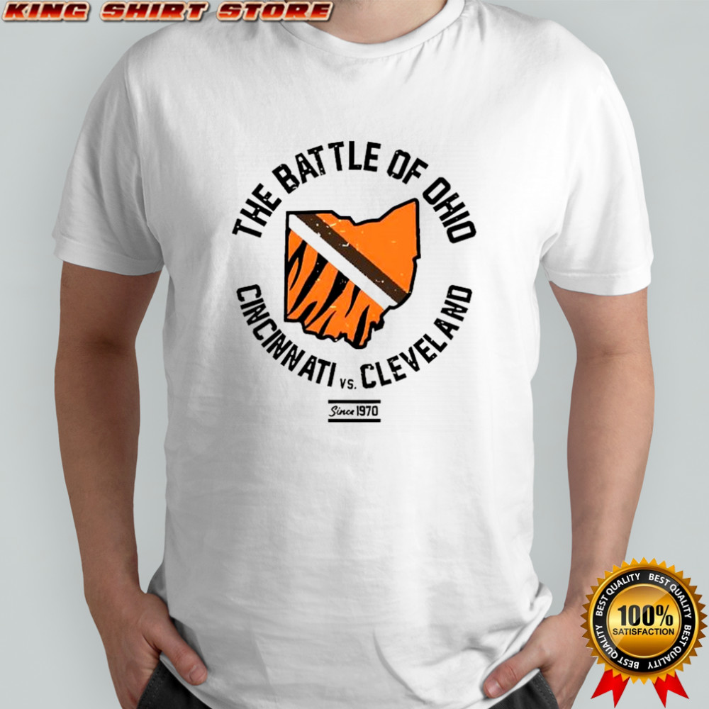 The battle of ohio Cincinnati vs Cleveland since 1970 shirt
