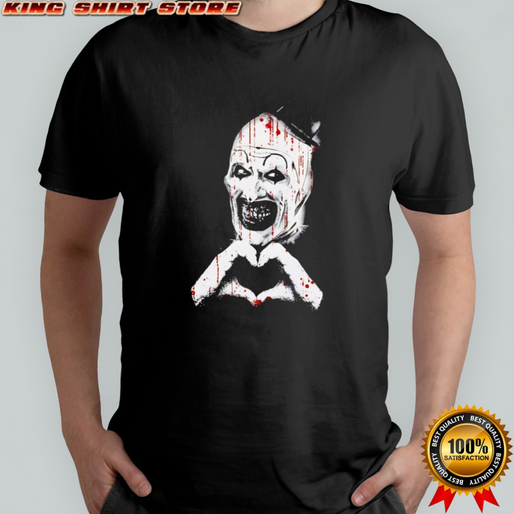 The Clown Terrifier Creepy Heart Hands shirt