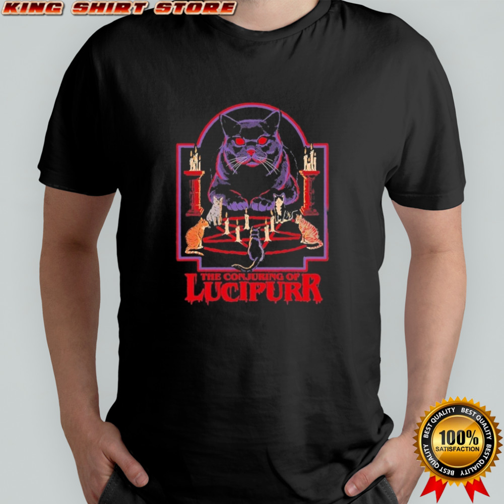 The Conjuring Of Lucipurr Cat Candle T-shirt