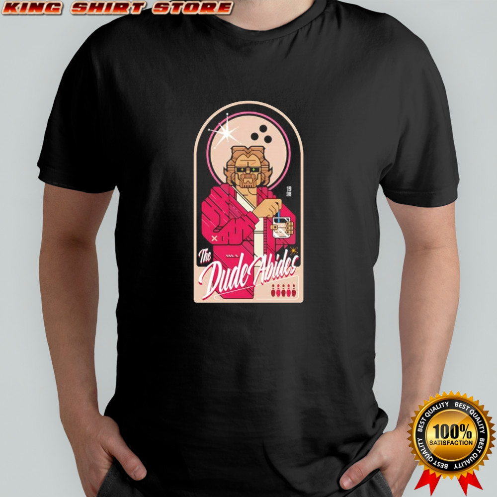 The Dude Abides Big Lebowski 1998 bowling graphic shirt