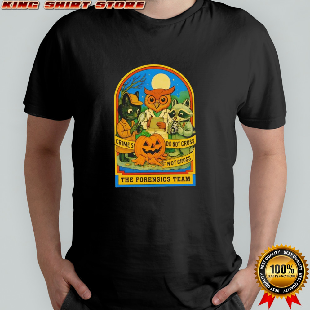 The forensics team Halloween shirt