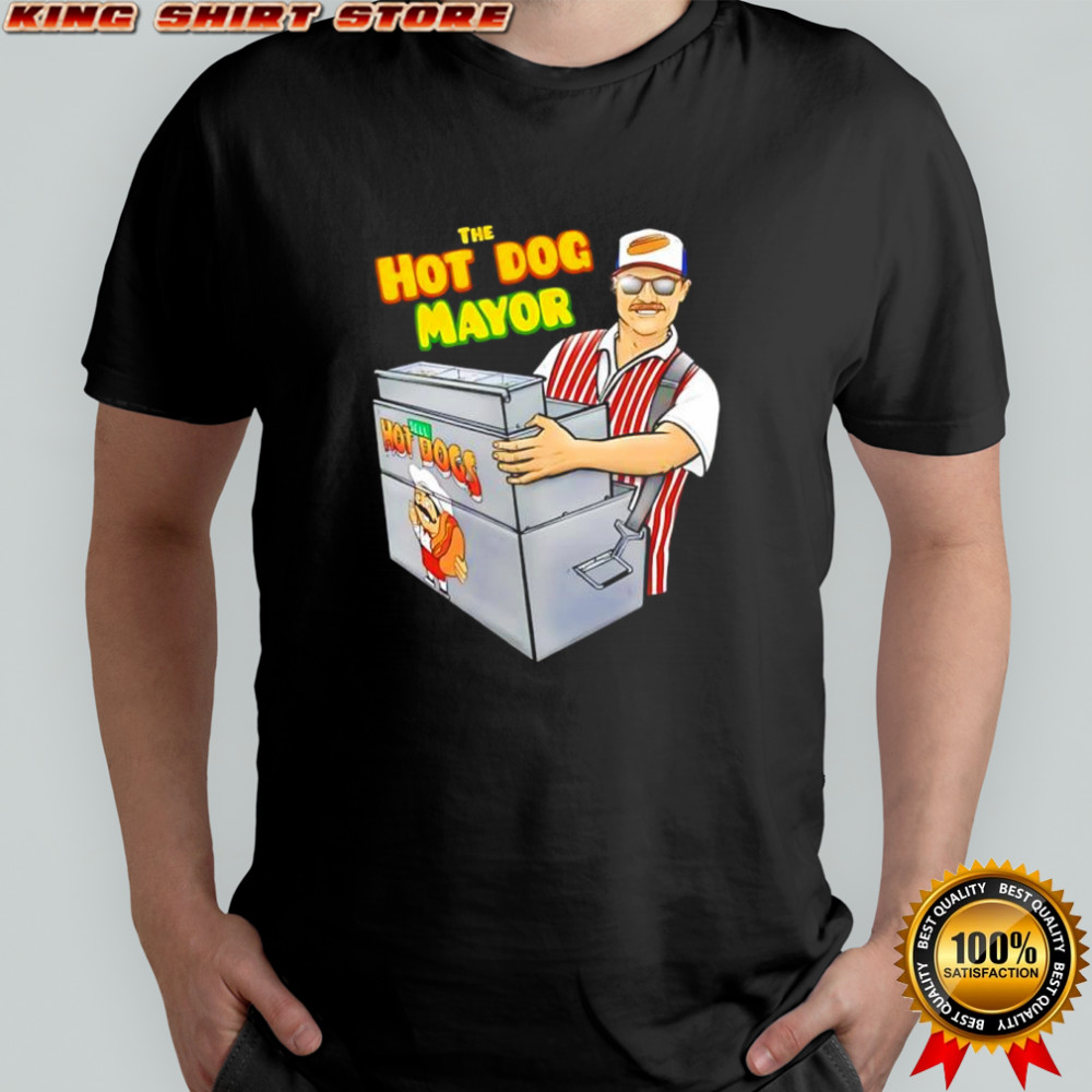 The Hot Dog Mayor graphic shirt