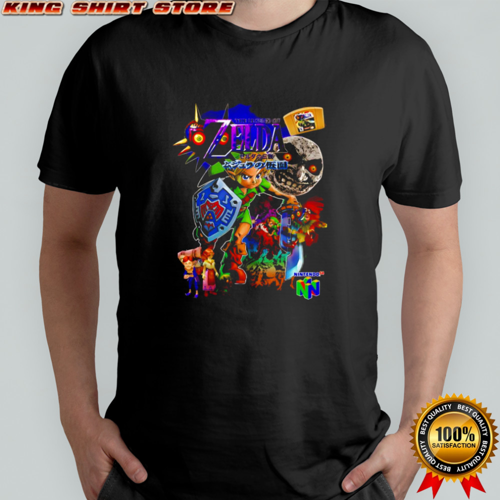 The Legend of Zelda Majora’s Mask vintage shirt
