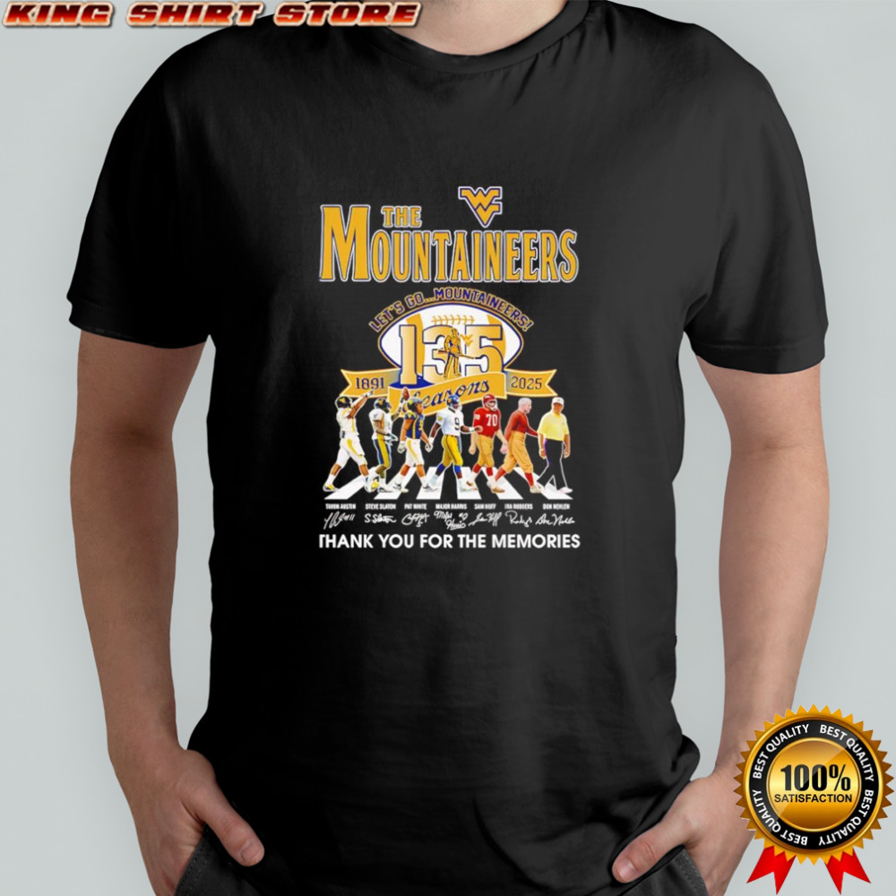 The Mountaineers 1891 2025 Abbey Road thank you for the memories shirt