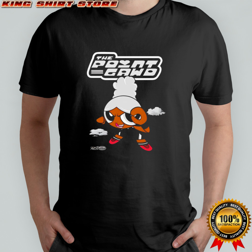 The Point Gawd PowHERpuff girl cartoon shirt