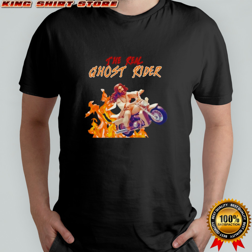 The real ghost rider Jesus shirt