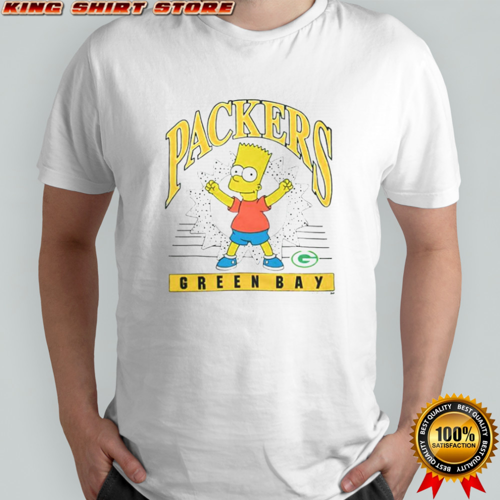 The Simpsons Bart X Green Bay Packers T-Shirt