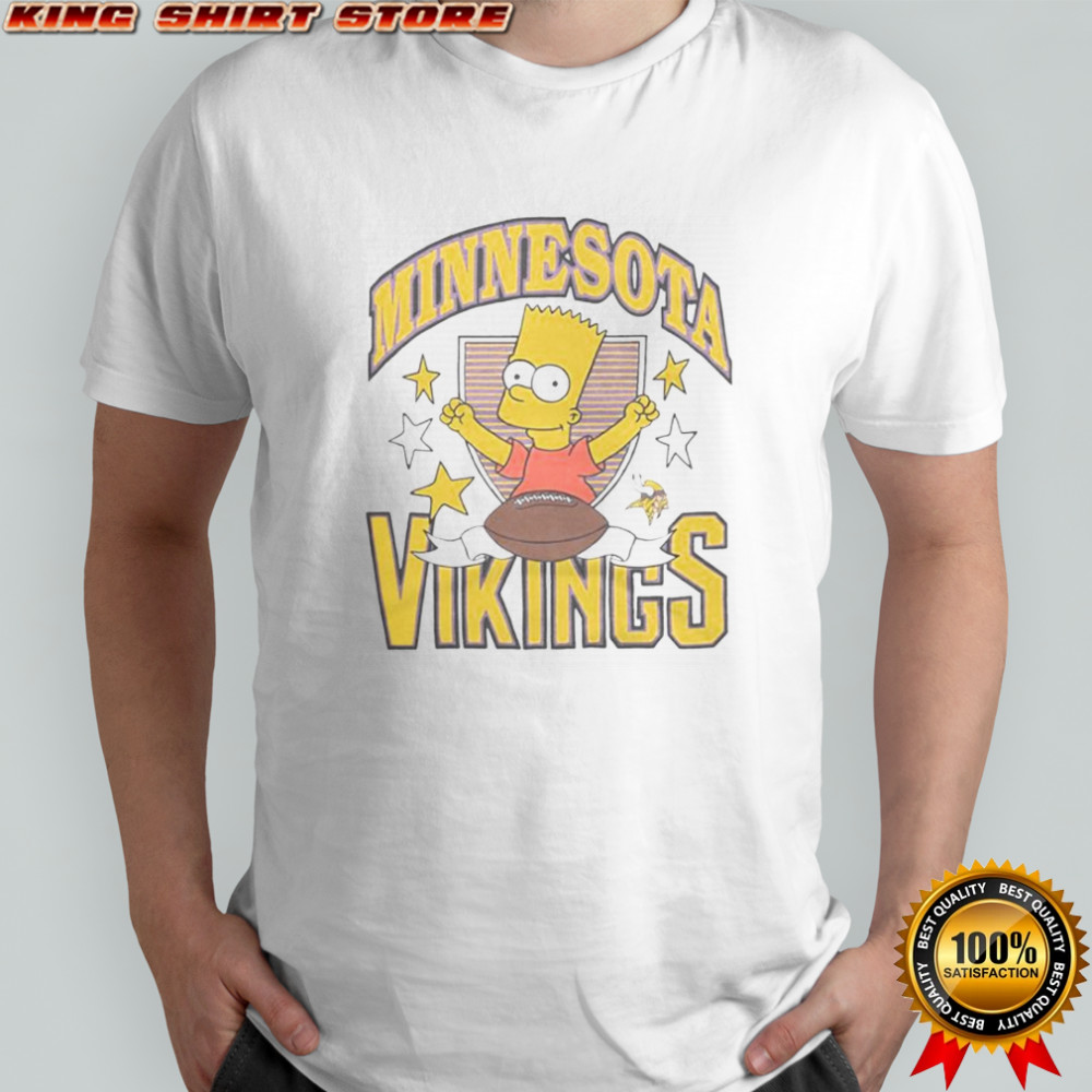 The Simpsons Bart X Minnesota Vikings T-Shirt