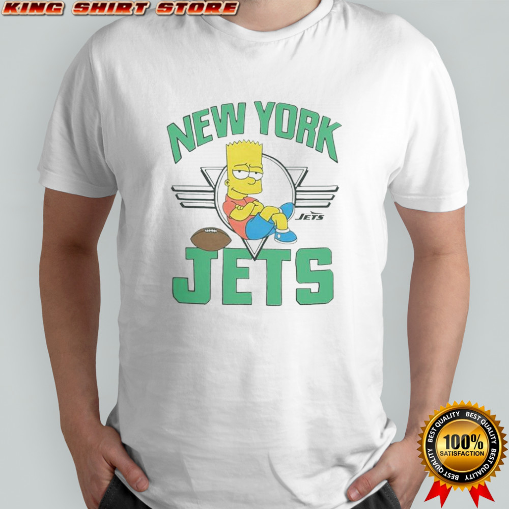 The Simpsons Bart X New York Jets T-Shirt