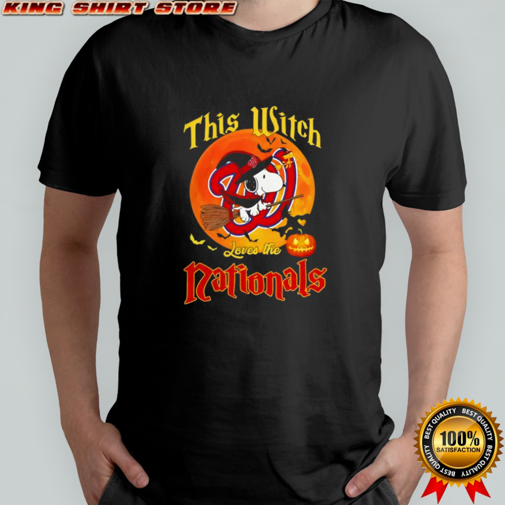 This Witch Loves The Washington Nationals Snoopy Halloween shirt
