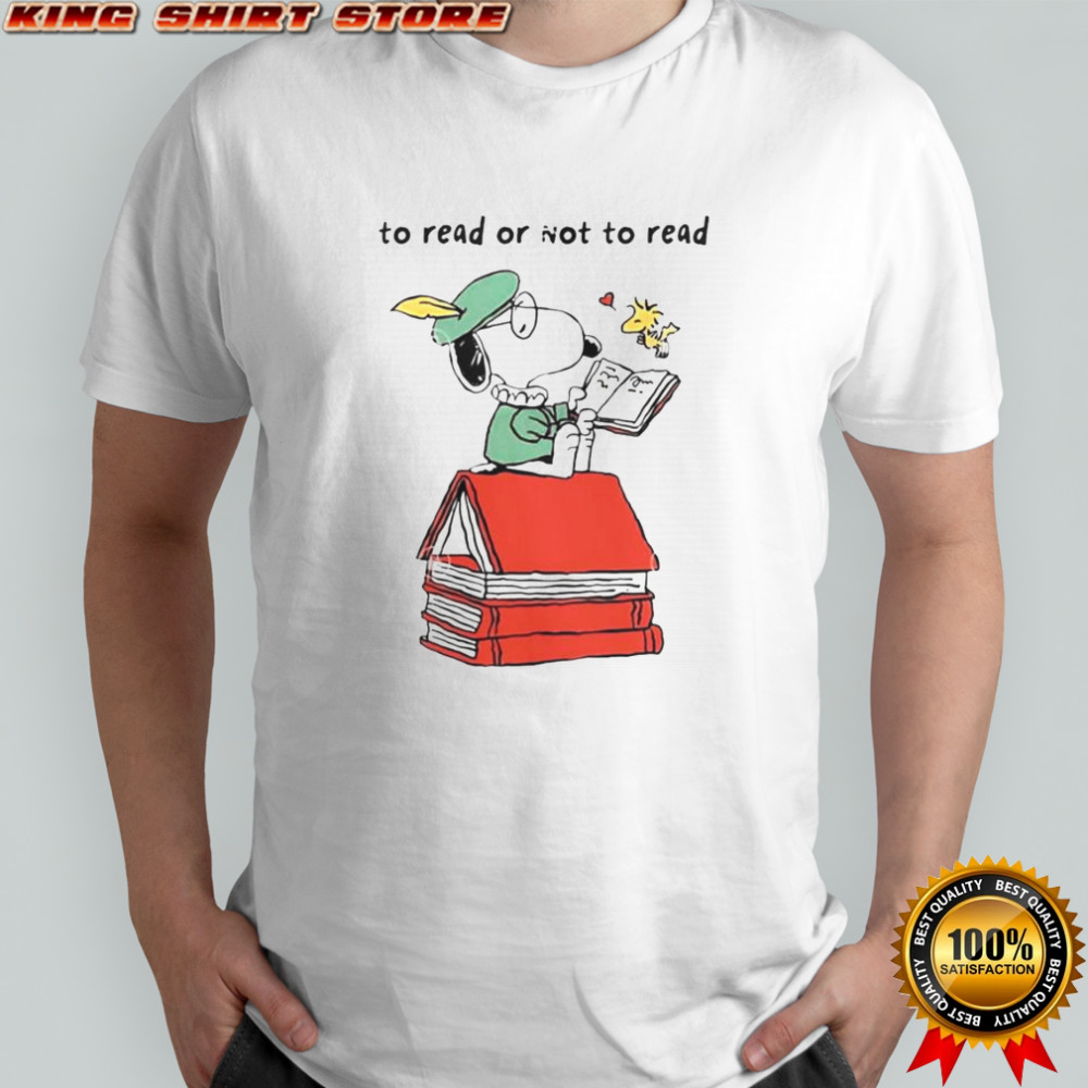 Top Snoopy To Read Or Not To Read T-Shirt