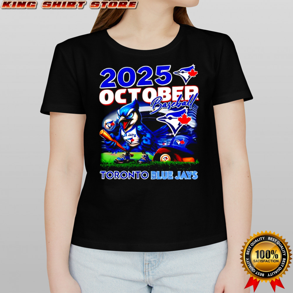 Toronto Blue Jays Ace mascot 2025 October baseball team logo shirt